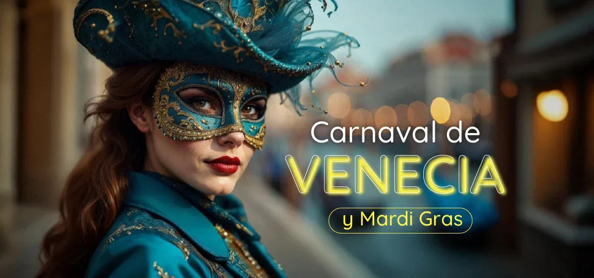 Carnaval de Venecia y Mardi Gras: Conéctate con la historia y tradición